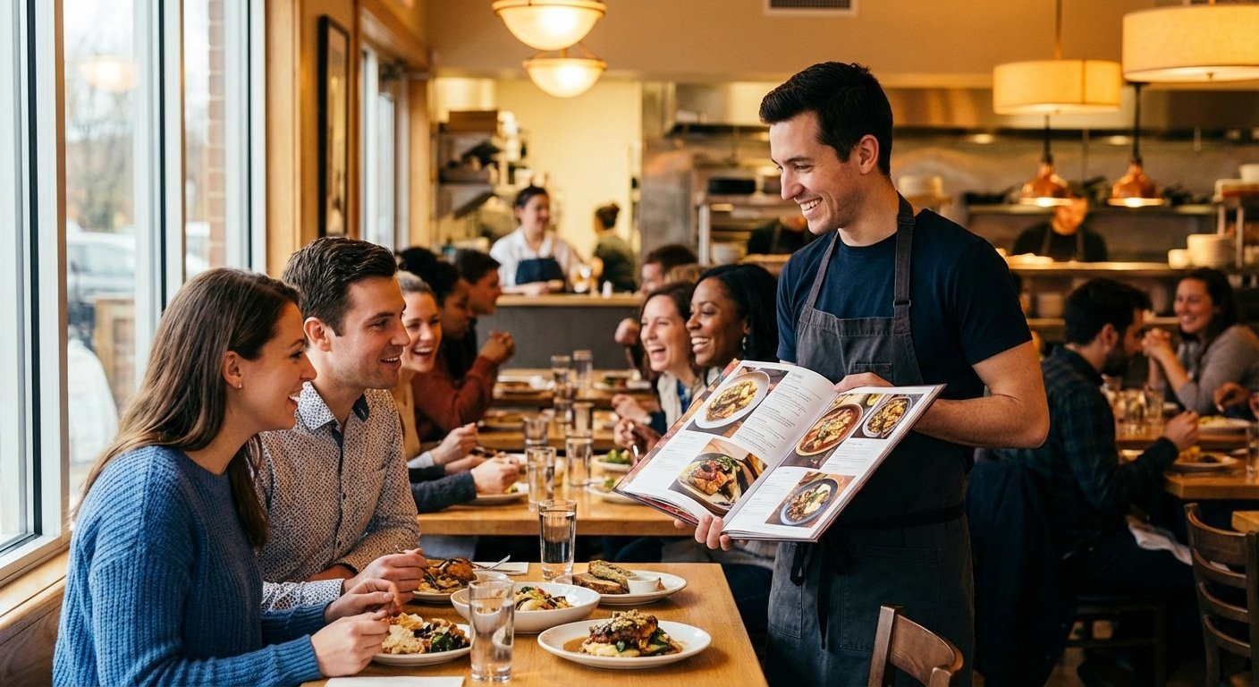 เคล็ดลับออกแบบเมนูอาหาร สั่งพิมพ์ยังไงให้อัปยอดขายร้านพุ่ง - restaurant-menu-design-marketing