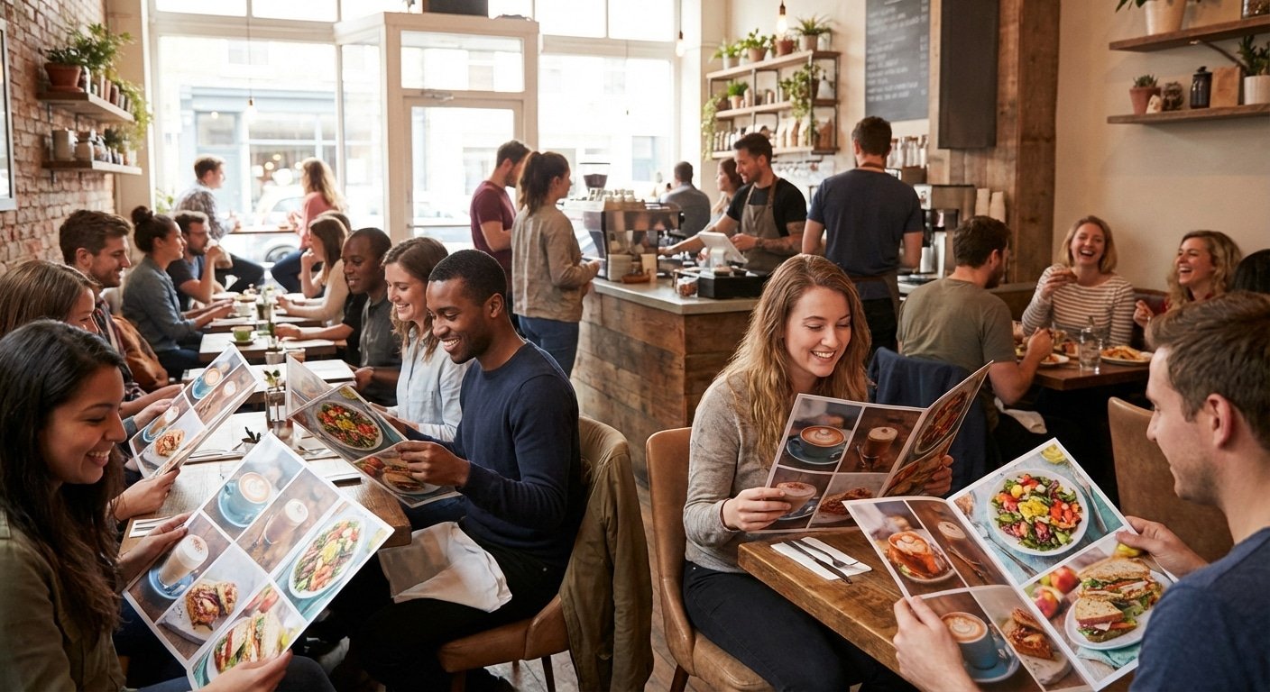 จิตวิทยาออกแบบเมนูอาหาร ดึงดูดลูกค้า สั่งเพิ่มยอดขายพุ่ง - restaurant-menu-design-psychology