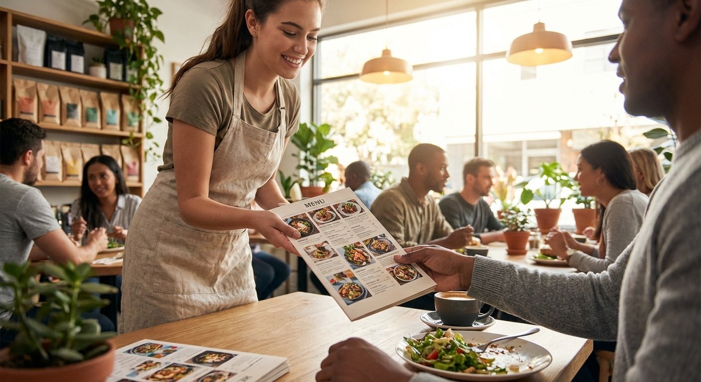 เทคนิคทำเมนูอาหารให้ดึงดูด พิมพ์สวยสีสด กระตุ้นยอดขาย - restaurant-menu-printing-design