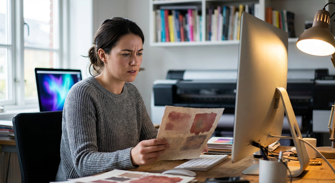 สีหน้าจอไม่ตรงสีจริง? ไขข้อข้องใจ 'RGB vs CMYK' ก่อนส่งไฟล์พิมพ์ ปี 2026 - rgb-vs-cmyk-color-difference-print-guide-2026