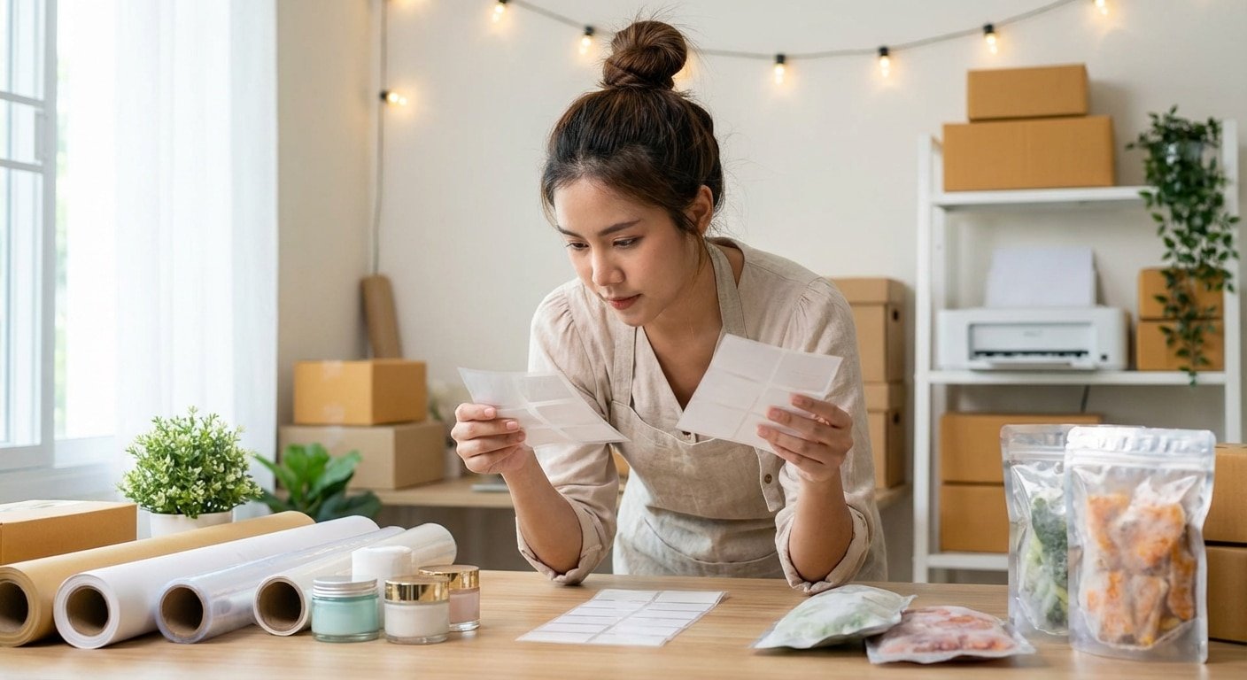 เลือกสติ๊กเกอร์แบบไหนดี? ทริคทำฉลากสินค้าให้กันน้ำ - right-sticker-label-material-tips