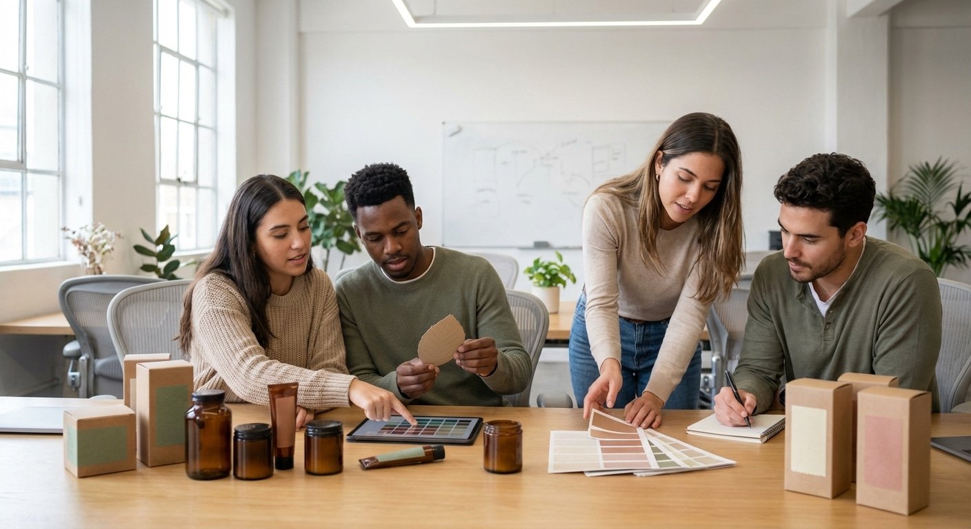 เทคนิคออกแบบฉลากสินค้า 2026: อัปเกรดแบรนด์ SME ให้ดูแพง - sme-label-design-trends-2026