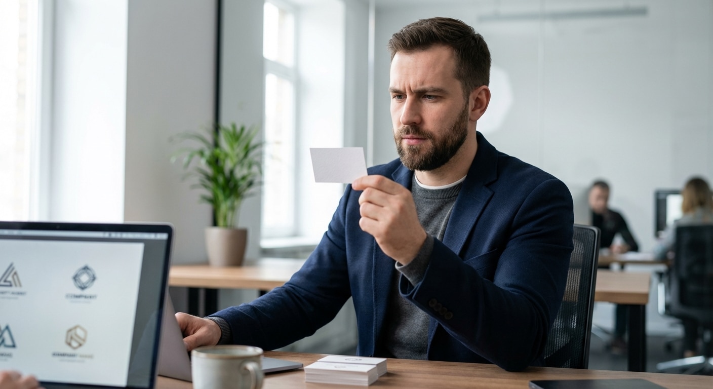 ทริคออกแบบนามบัตร-โลโก้ 2026 ให้ SME ดูโปรลูกค้าจำแม่น - sme-logo-namecard-design-2026