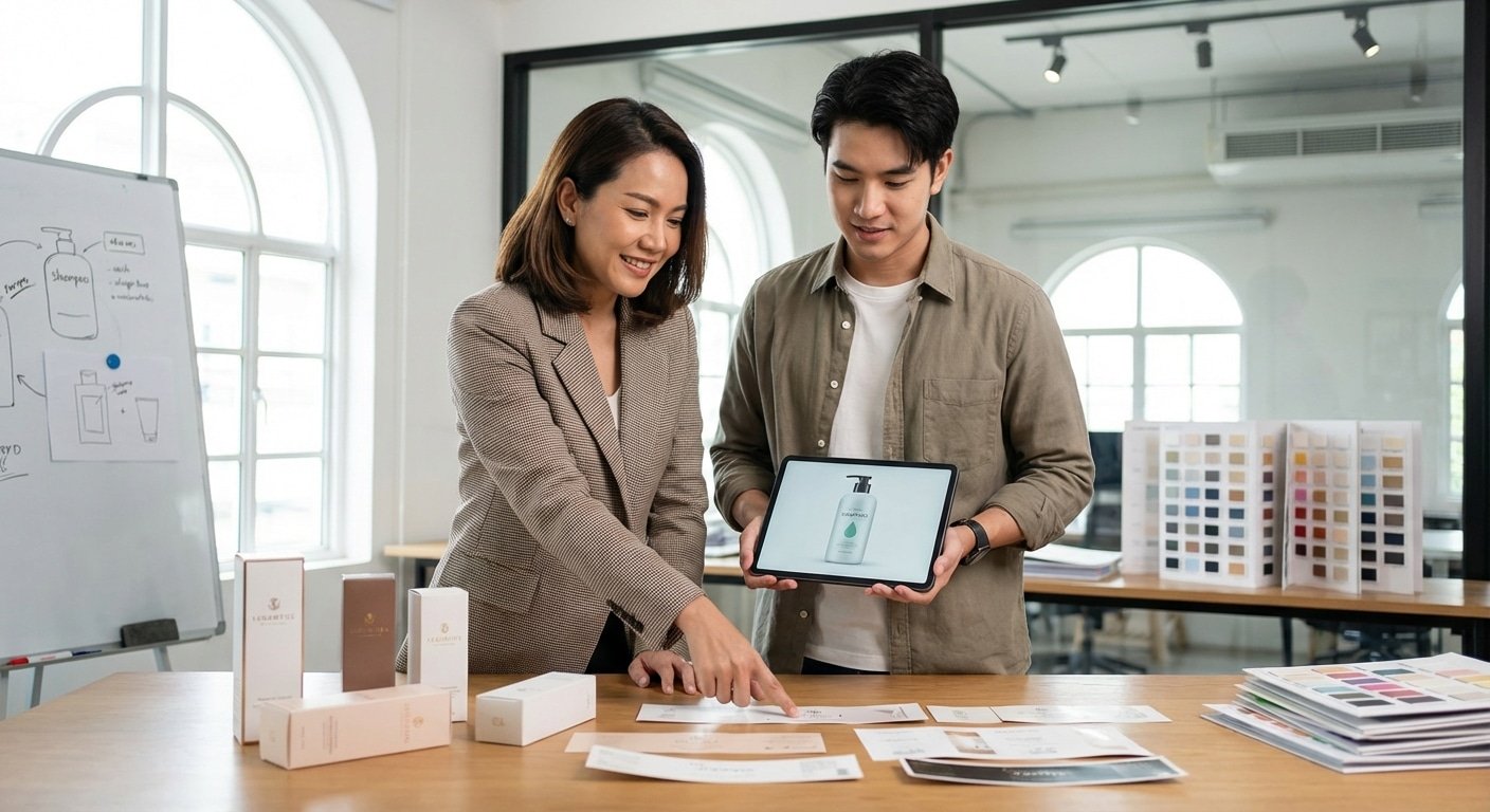 5 ทริคออกแบบแพ็กเกจจิ้ง 2026 อัปเกรดแบรนด์ SME ให้ดูแพง - sme-packaging-branding-design-2026