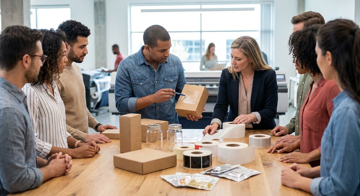 คัมภีร์ SME 2026: เลือกสติ๊กเกอร์ฉลากสินค้าอย่างไรให้ปัง - sme-sticker-material-guide