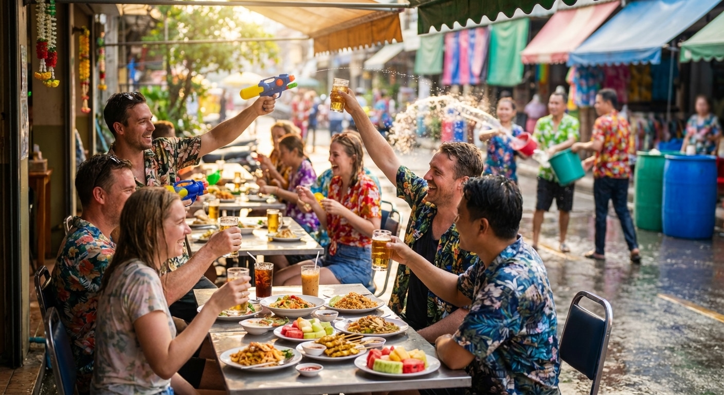 ดึงยอดรับสงกรานต์ 2026! พิมพ์เมนูและสแตนดี้กันน้ำสุดปัง - songkran-waterproof-menu-printing