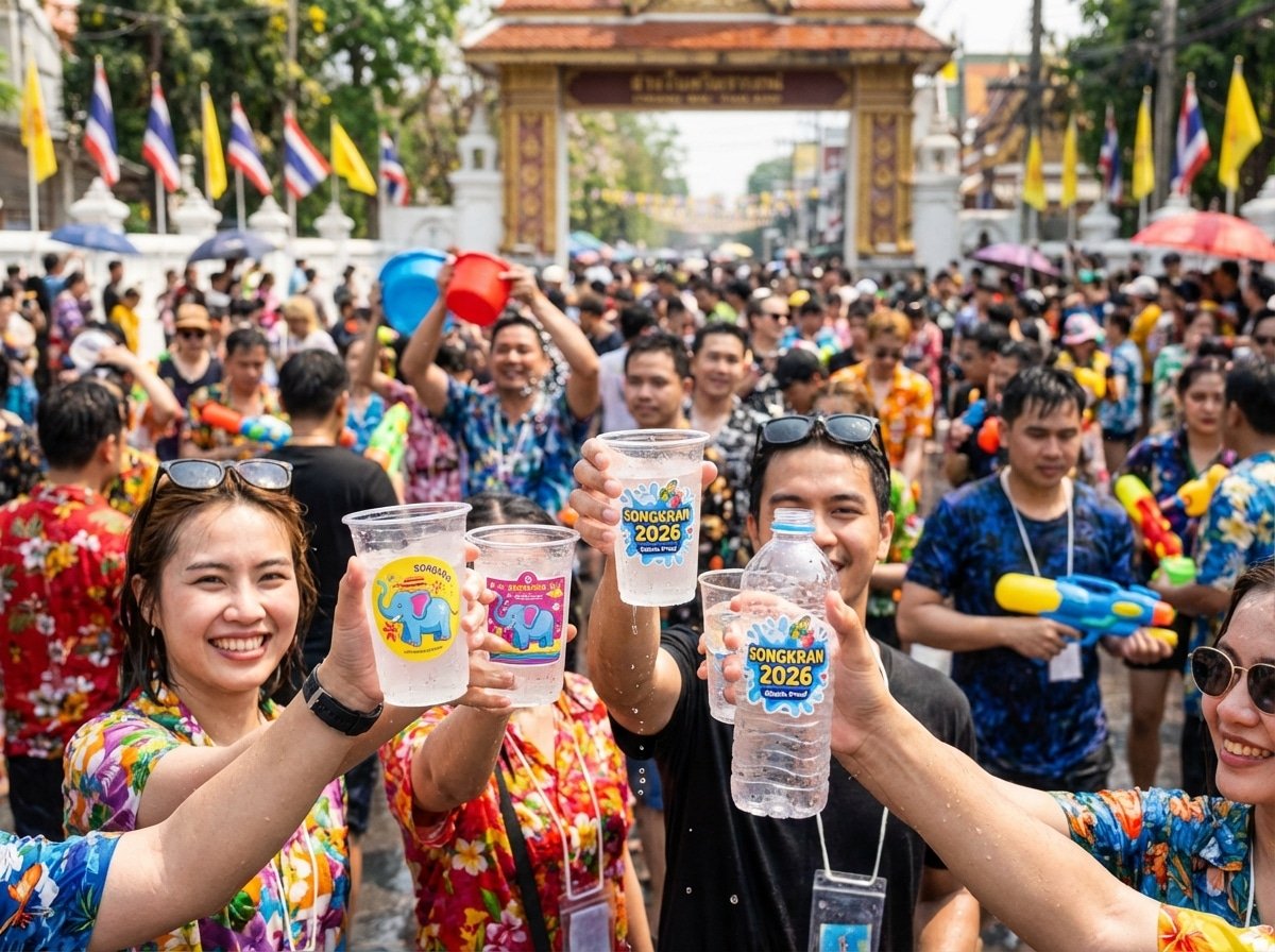 สติ๊กเกอร์กันน้ำรับสงกรานต์ 2026 สีสด ไม่ลอก ดันยอดพุ่ง - songkran-waterproof-sticker-2026