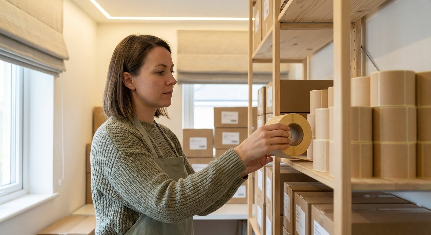 วิธีเก็บรักษาสติ๊กเกอร์ฉลากสินค้า สต๊อกไว้นานกาวไม่เสื่อม - sticker-label-storage-tips