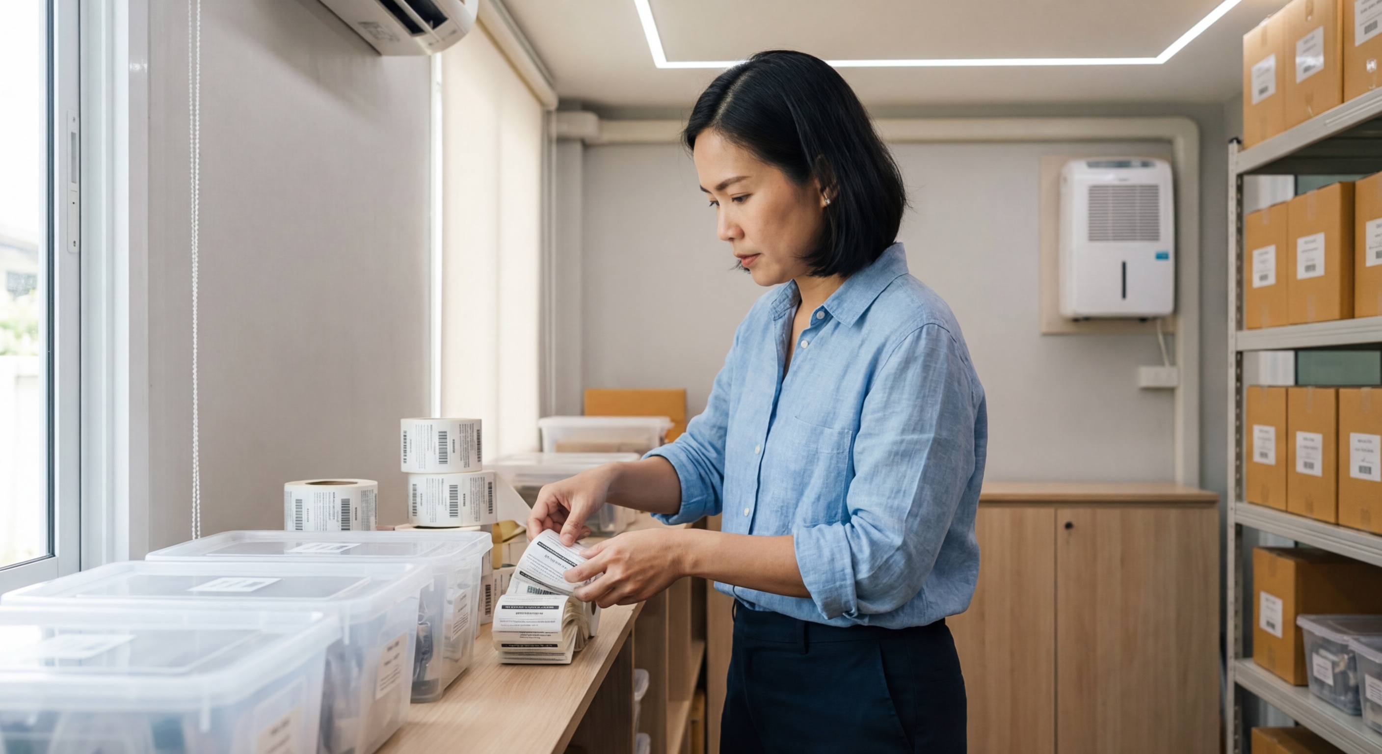 ทริคเซฟต้นทุน! วิธีเก็บสติ๊กเกอร์ฉลากสินค้าไม่ให้กาวเสื่อม - sticker-label-storage-tips