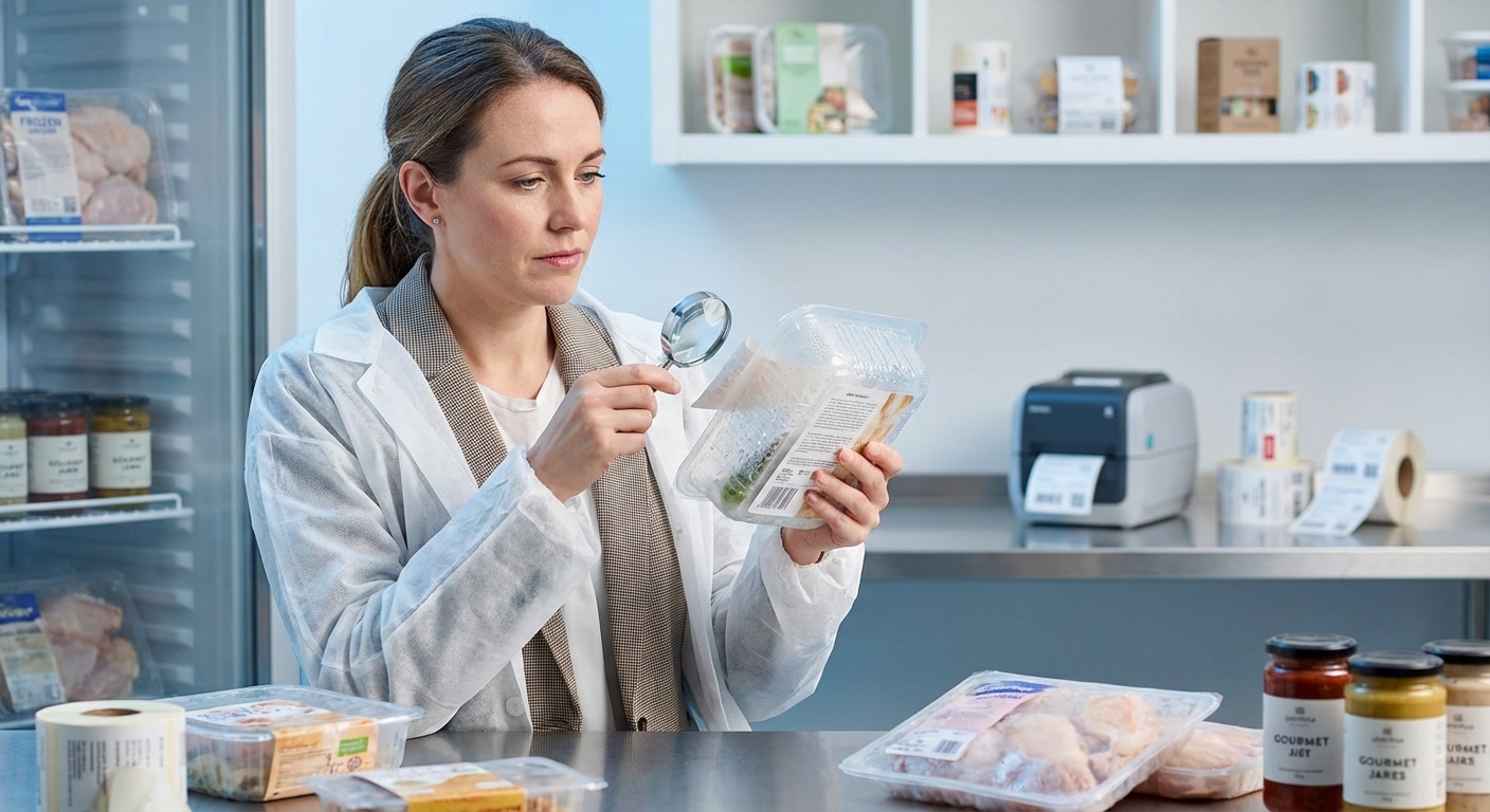 แช่ฟรีซแล้วหลุด? คู่มือเลือก 'เนื้อสติ๊กเกอร์' ฉบับปี 2026 จบปัญหาฉลากย่น-ลอก-กาวเยิ้ม - sticker-material-selection-guide-frozen-waterproof-2026