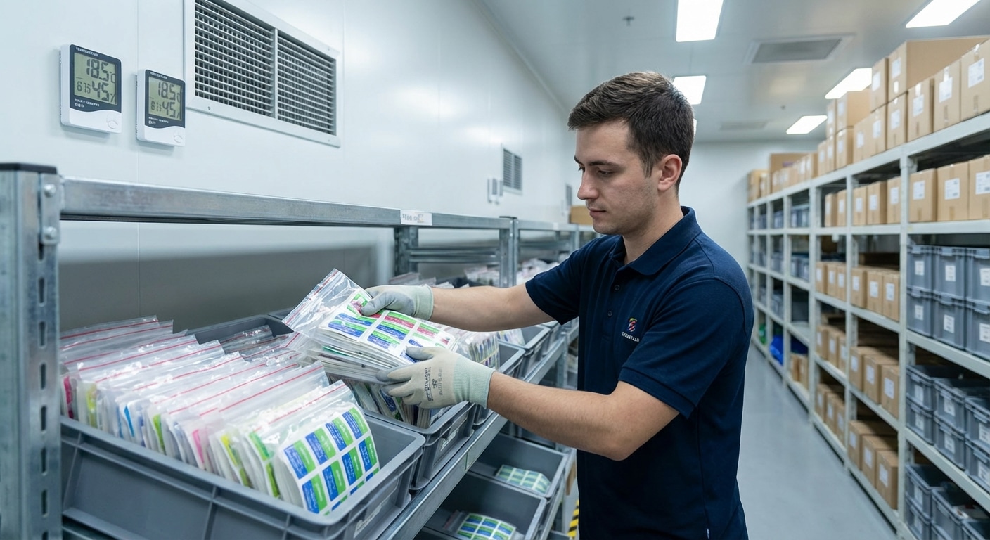 วิธีเก็บรักษาสติ๊กเกอร์ฉลากสินค้า ให้กาวแน่นทนทาน (2026) - store-sticker-label-properly