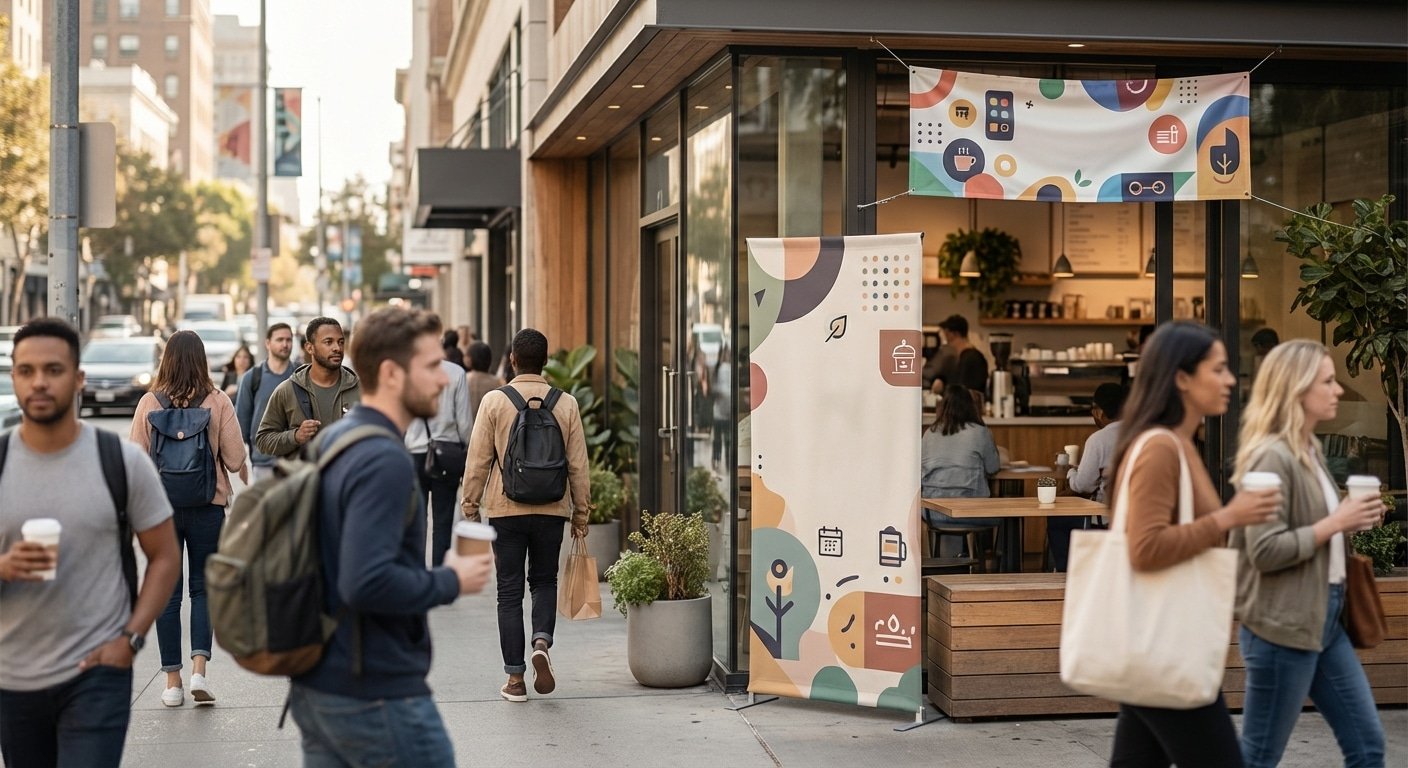 ทริคใช้สแตนดี้และป้ายโฆษณา ดึงดูดลูกค้าเข้าร้านฉบับ SME - storefront-standee-marketing-tips