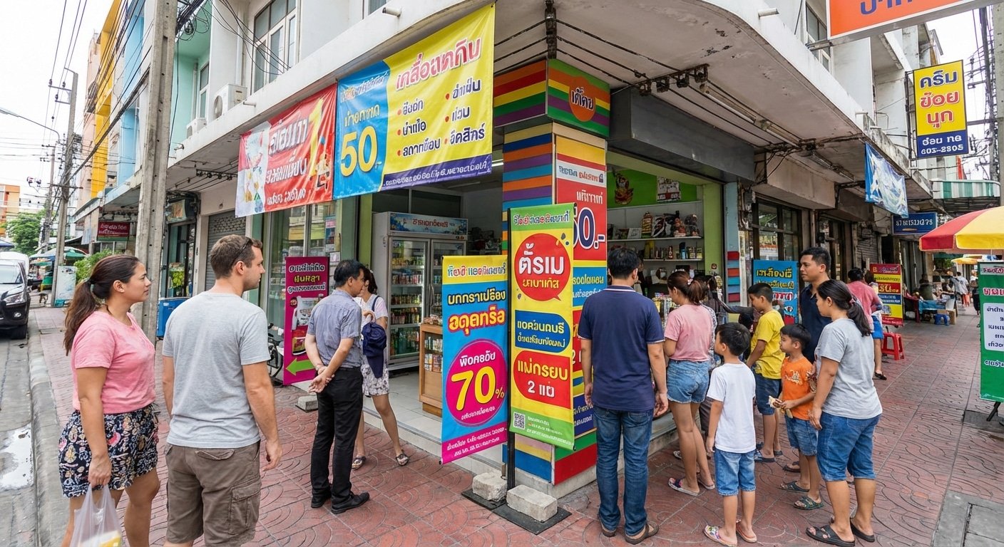 ทริคจัดหน้าร้านด้วยป้ายโฆษณา ดึงดูดลูกค้า SME เพิ่มยอดขาย - storefront-vinyl-signage-marketing