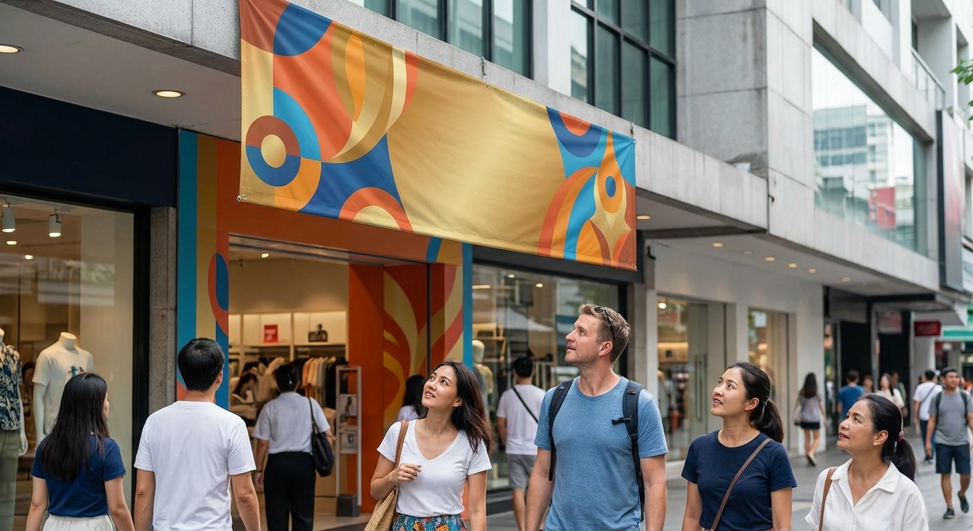 ดึงลูกค้าปี 2026! ทริคทำป้ายไวนิลให้สะดุดตาแต่ไกล - storefront-vinyl-signage-tips