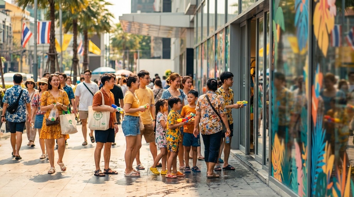 ดึงคนเข้าร้านหน้าร้อน 2026! ทริคเพิ่มยอดด้วยป้ายสแตนดี้ - summer-marketing-standee-banner