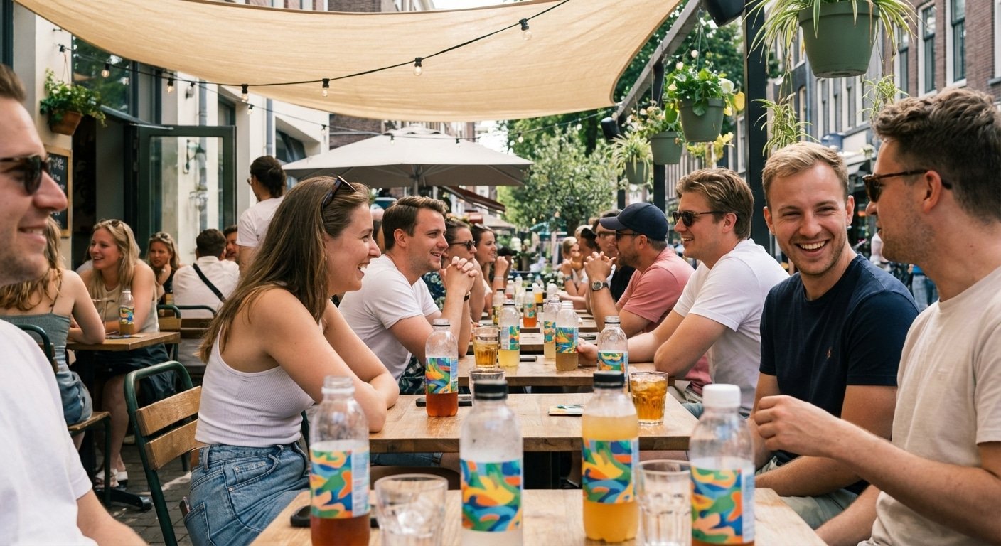 พิมพ์สติ๊กเกอร์กันน้ำ 2026! ทริคอัปลุคคาเฟ่รับซัมเมอร์ - summer-waterproof-sticker-printing