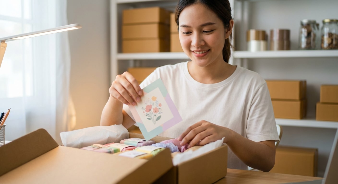 ยอดรีวิวพุ่ง 200%! แค่ใส่ 'Thank You Card' ดีไซน์เก๋ลงในกล่องพัสดุ เคล็ดลับมัดใจลูกค้าออนไลน์ 2026 - thank-you-card-design-strategy-boost-reviews-2026