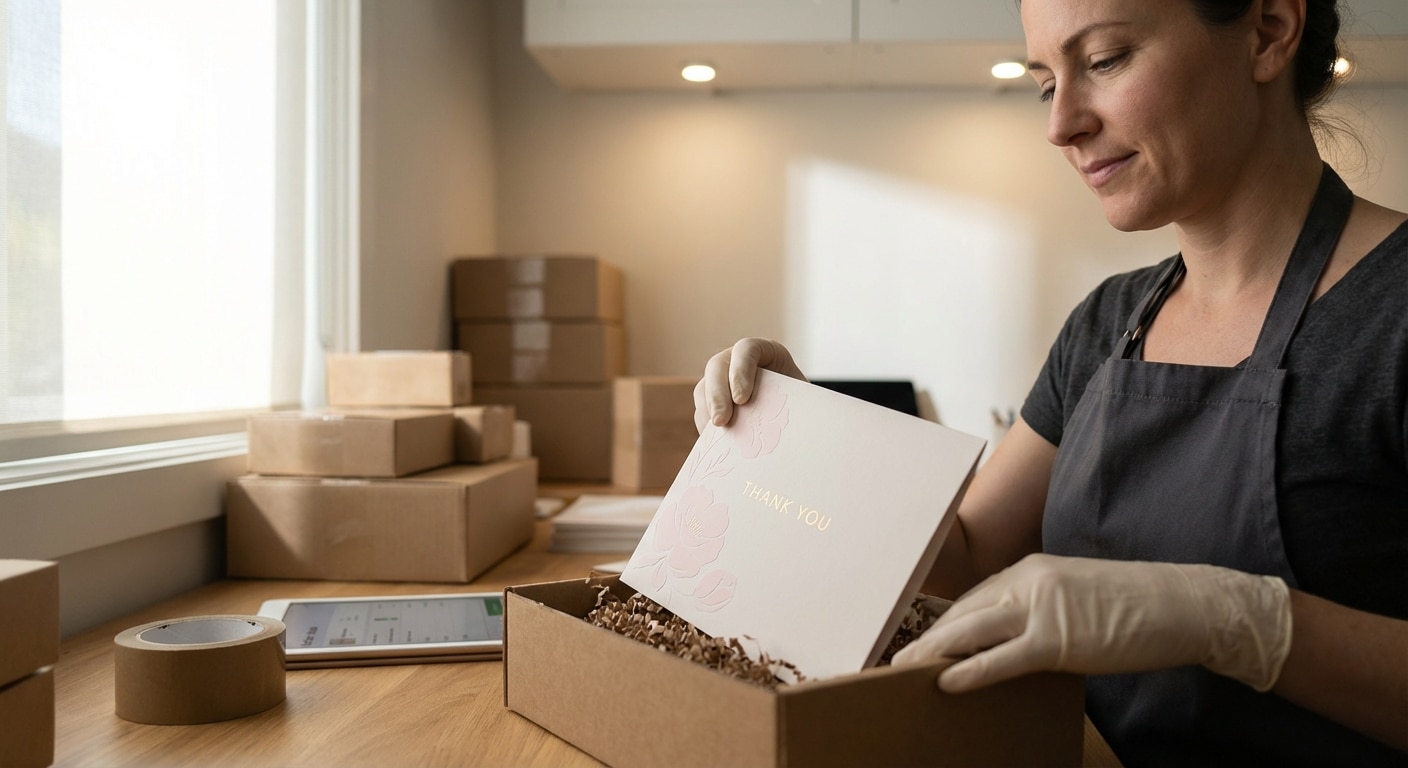 ค่าแอดแพงปี 2026! สู้ด้วย 'Thank You Card' เปลี่ยนขาจรเป็นขาประจำ - thank-you-card-ecommerce-retention-strategy-2026