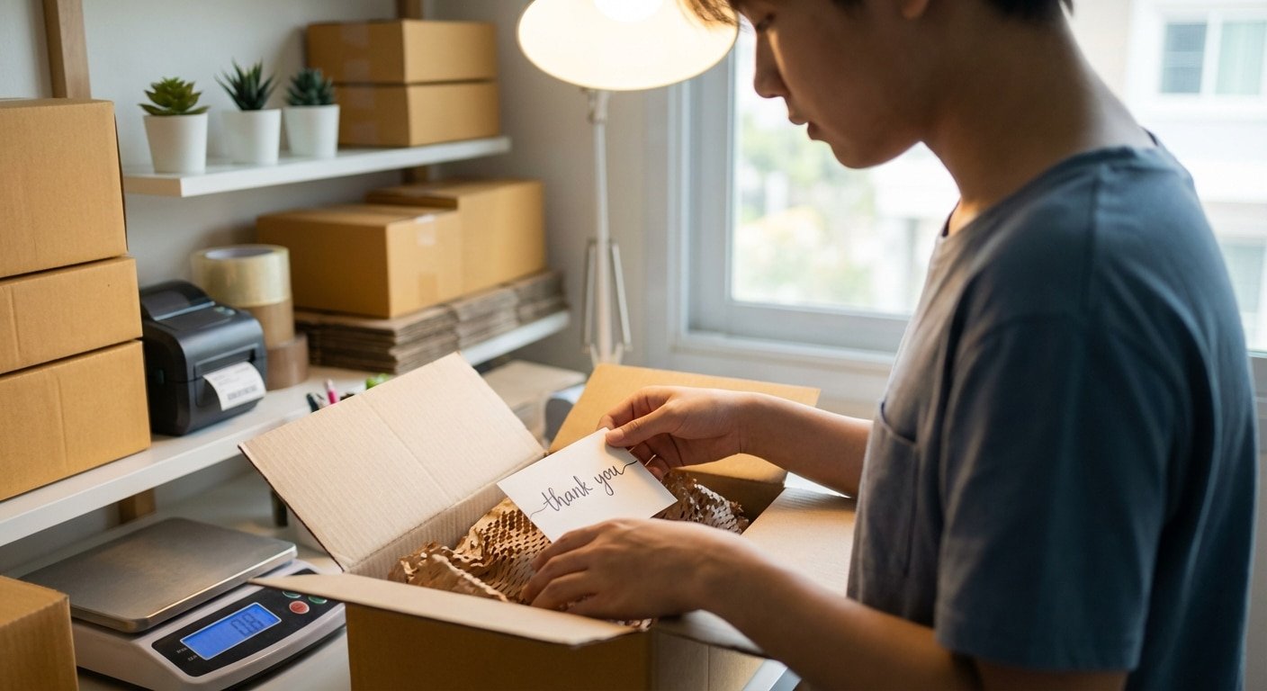 เทคนิค 2026: ใช้การ์ดขอบคุณเพิ่มยอดซื้อซ้ำให้ร้าน SME - thank-you-card-marketing-2026