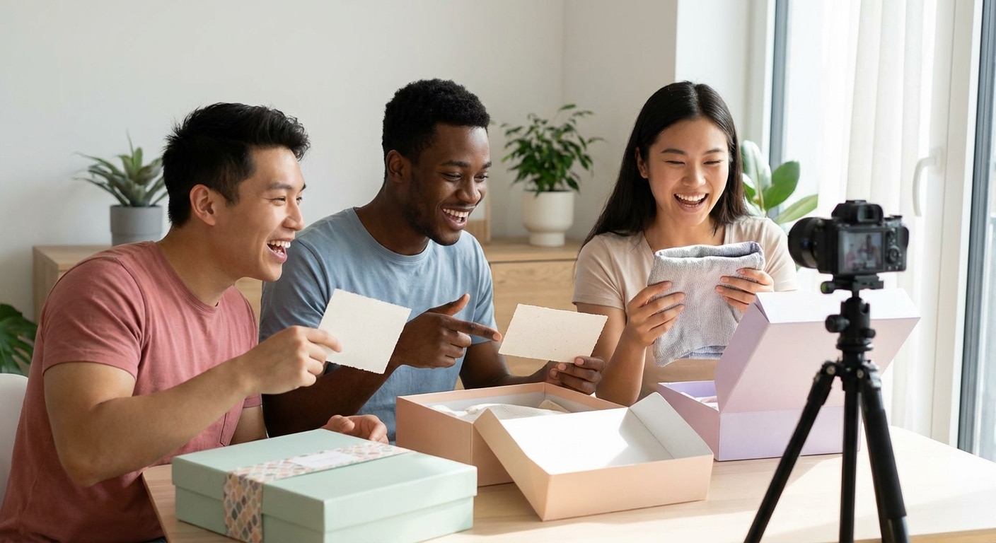 กล่องสวยยอดขายพุ่ง! เจาะลึก 'Unboxing Marketing' ปี 2026 เปลี่ยนบรรจุภัณฑ์เป็นสื่อโฆษณาฟรี - unboxing-marketing-packaging-trend-tiktok-2026