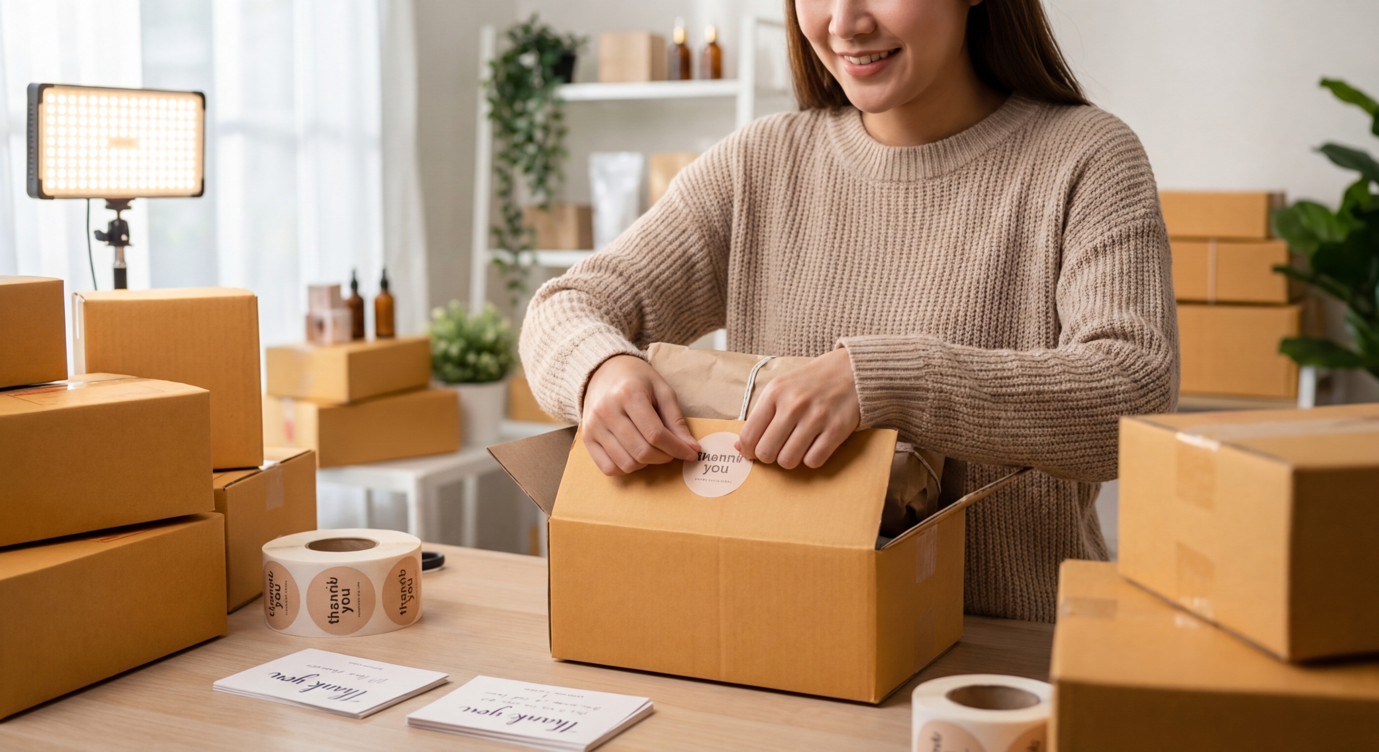 กลยุทธ์ Unboxing 2026! ดันยอดขายด้วยสติ๊กเกอร์และนามบัตร - unboxing-print-marketing-2026