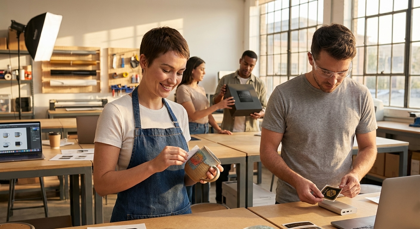 เลิกง้อโรงงานสกรีน! เจาะลึก 'UV DTF' ปี 2026 สติ๊กเกอร์ล่องหน ติดได้ทุกผิวโค้ง ไม่มีขั้นต่ำ - uv-dtf-crystal-label-printing-technology-2026