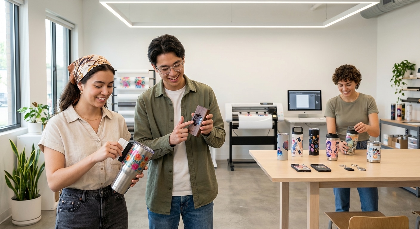 รู้จัก 'UV DTF' เทรนด์พิมพ์ 2026 ติดแก้ว-โลหะ นูนสวยเหมือนสกรีน - uv-dtf-crystal-label-technology-2026