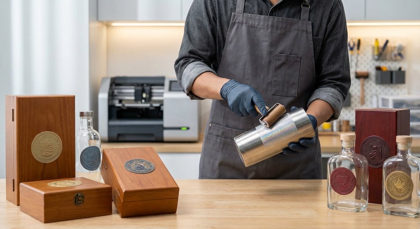 เจาะลึก 'UV DTF' นวัตกรรมพิมพ์ปี 2026! เปลี่ยนสินค้าธรรมดาให้พรีเมียมด้วย 'โลโก้นูน' ไม่ง้อบล็อกสกรีน - uv-dtf-printing-technology-premium-label-2026