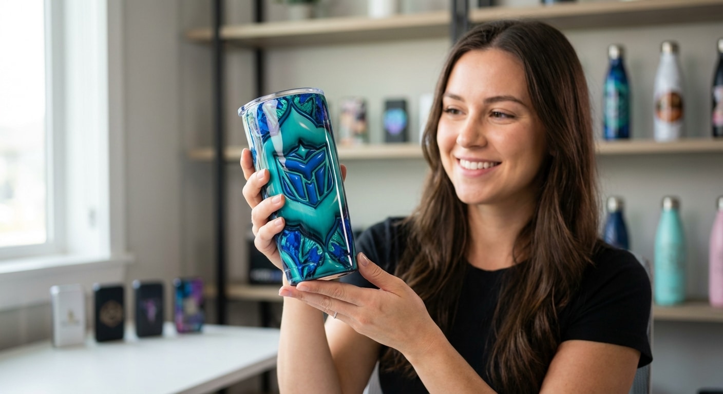 รู้จัก UV DTF นวัตกรรมพิมพ์สติ๊กเกอร์นูน ติดแก้วได้ไม่ง้อบล็อก - uv-dtf-printing-technology-trend-2026