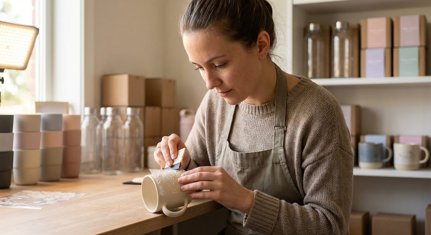 ไม่ต้องง้อโรงงานสกรีน! เจาะลึก 'UV DTF' นวัตกรรมสติ๊กเกอร์ 2026 ติดปุ๊บเนียนเหมือนพิมพ์ลาย - uv-dtf-sticker-innovation-2026-premium-packaging