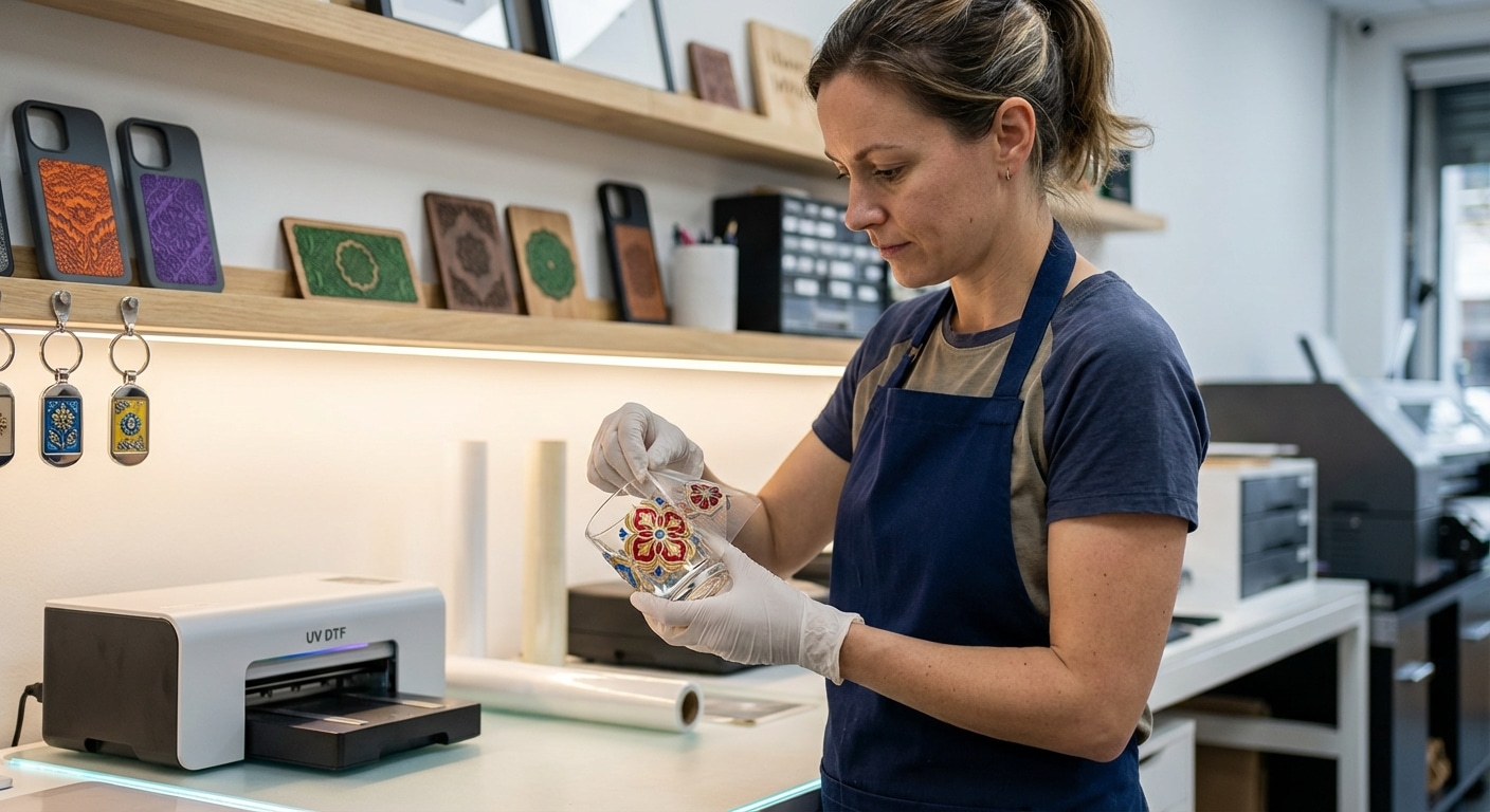 มาแรงปี 2026! รู้จัก 'UV DTF' สติ๊กเกอร์ลอกลาย ติดได้ทุกผิว ไม่ง้อบล็อกสกรีน - uv-dtf-sticker-printing-technology-2026