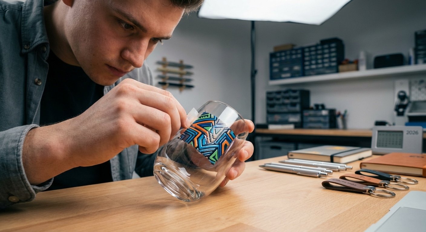 ลืมงานสกรีนแพงๆ ไปได้เลย! รู้จัก 'UV DTF' นวัตกรรมพิมพ์นูน 3 มิติปี 2026 ติดได้ทุกทรง ไม่ง้อบล็อก - uv-dtf-sticker-technology-trend-2026