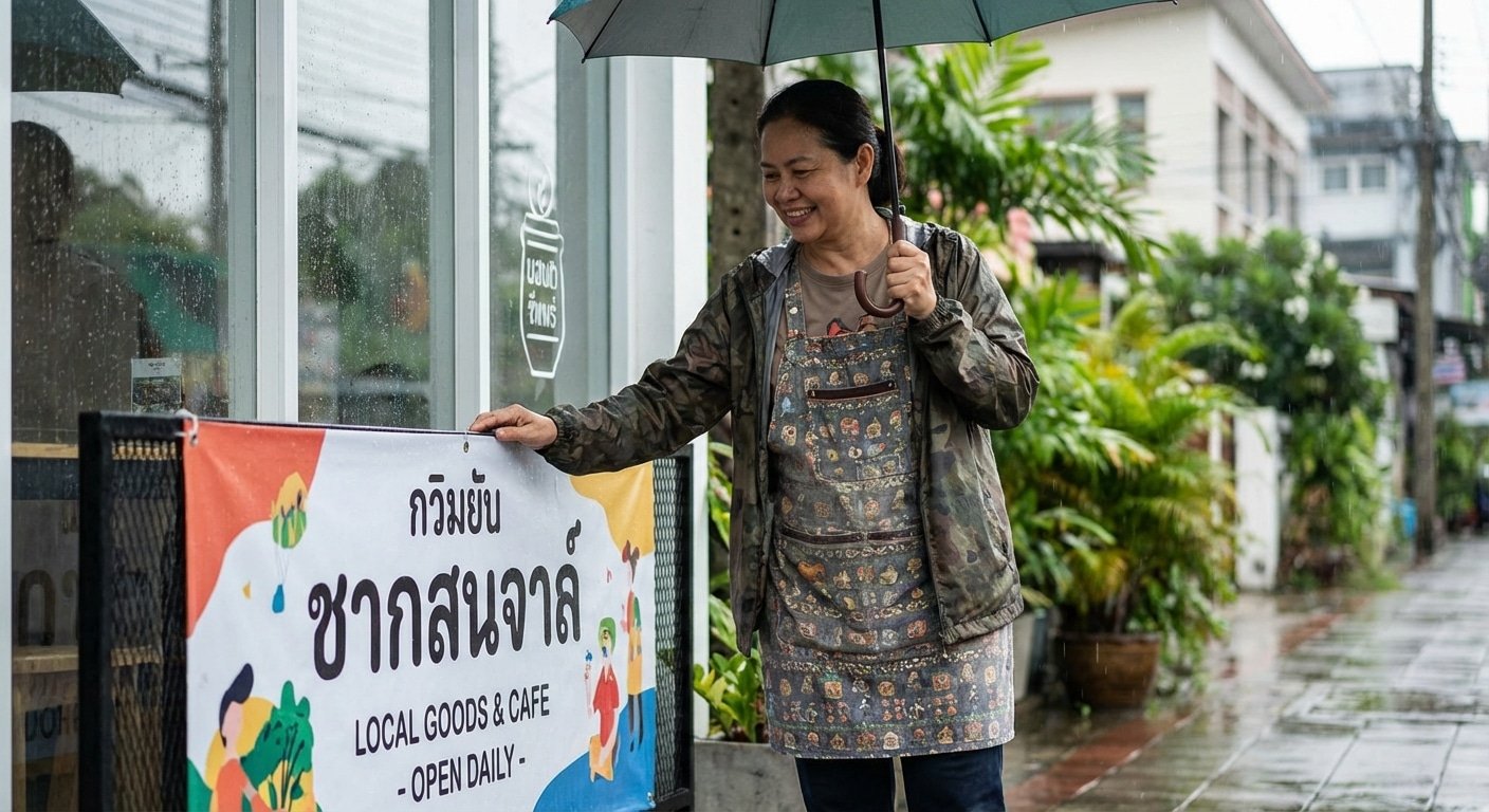 ทริคดูแลป้ายไวนิลรับหน้าฝน 2026! สีสด ไม่ซีด ยืดอายุใช้งาน - vinyl-banner-rainy-season-care