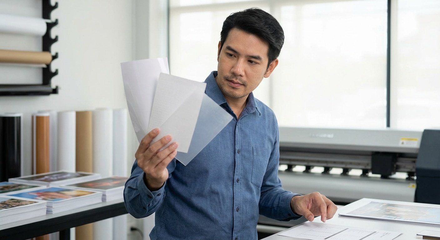 เลือกวัสดุพิมพ์ป้าย 2026: ไวนิล PP หรือ PVC ต่างกันยังไง - vinyl-pp-pvc-material-differences