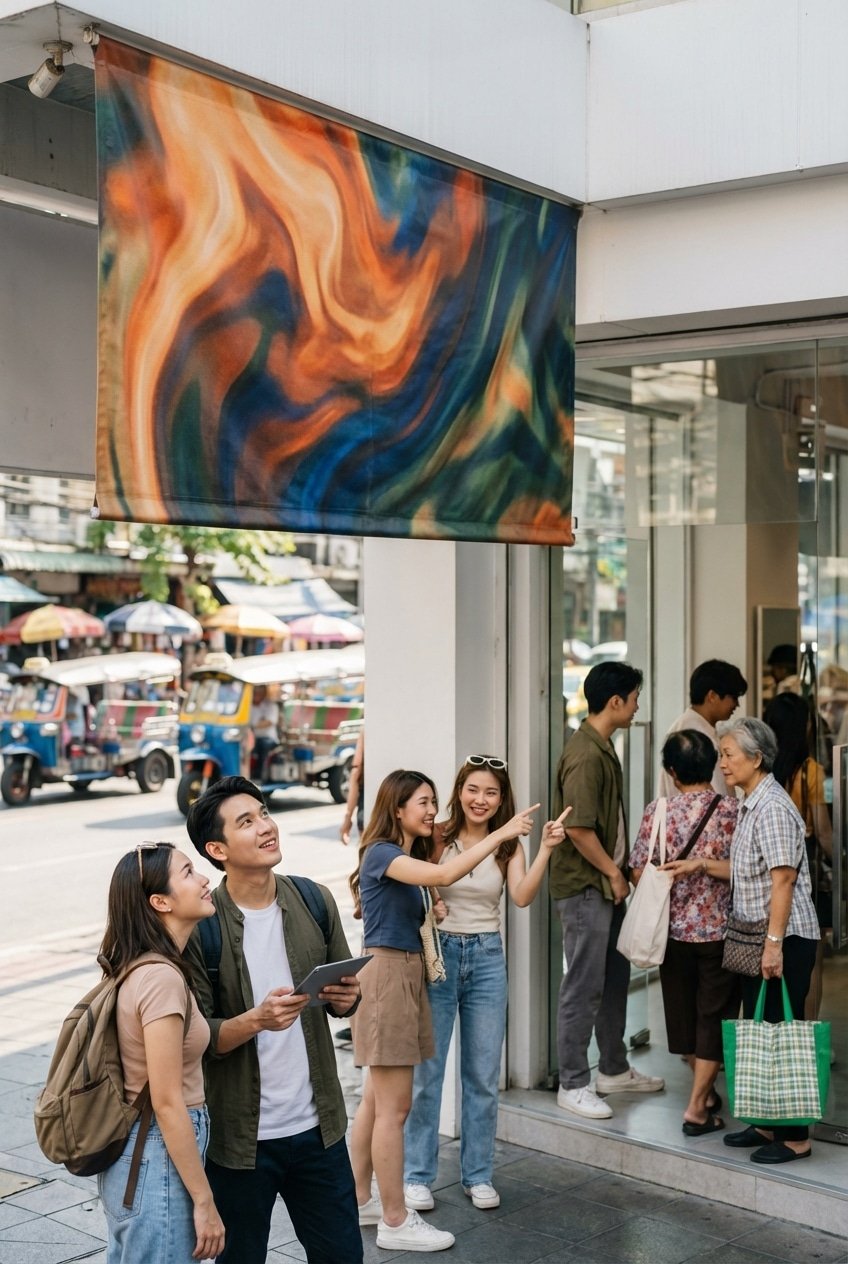 ทริคออกแบบป้ายไวนิลหน้าร้าน 2026! ดึงดูดลูกค้าใน 3 วินาที - vinyl-sign-design-2026