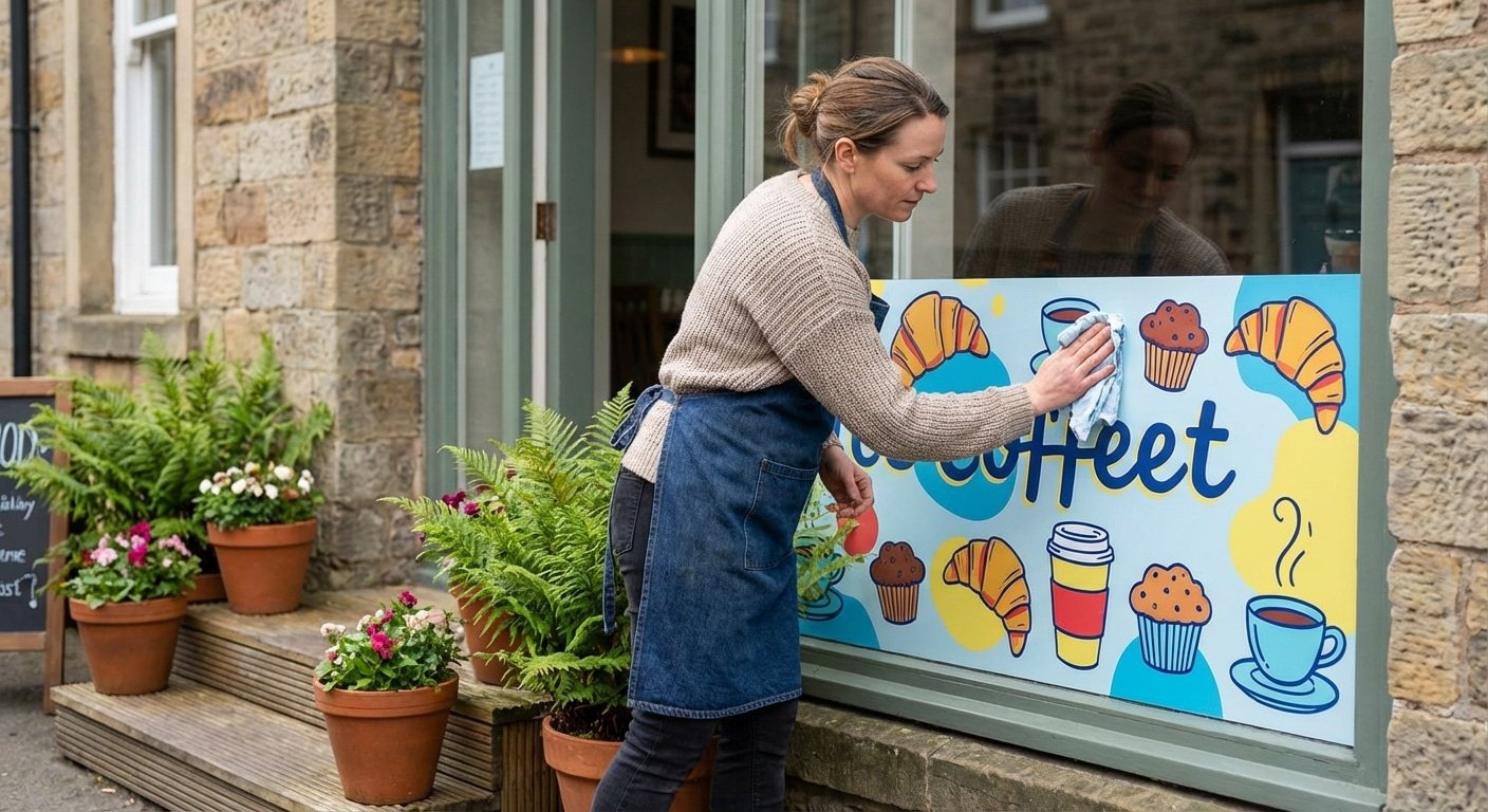 5 ทริคดูแลป้ายไวนิลและสแตนดี้หน้าร้าน ให้สีสด คมชัดยาวนาน - vinyl-standee-maintenance-tips