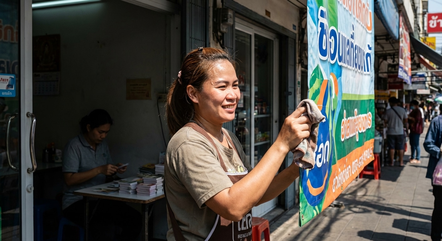 วิธีดูแลป้ายไวนิลและสติ๊กเกอร์หน้าร้อน ให้สีสดทนนาน - vinyl-sticker-summer-maintenance-tips
