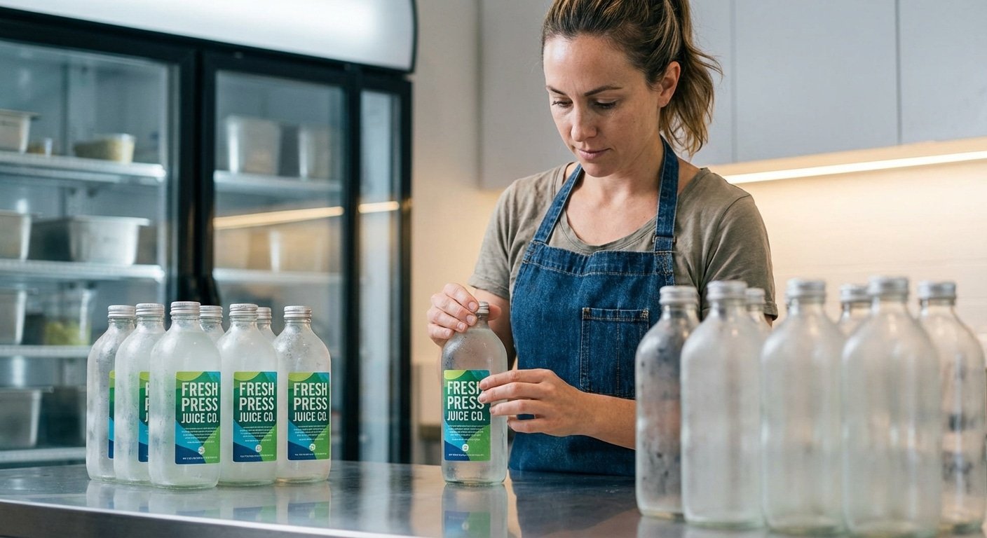 สติ๊กเกอร์ฉลากสินค้าแบบไหนกันน้ำ แช่เย็นได้ไม่ลอก? - waterproof-product-label-sticker