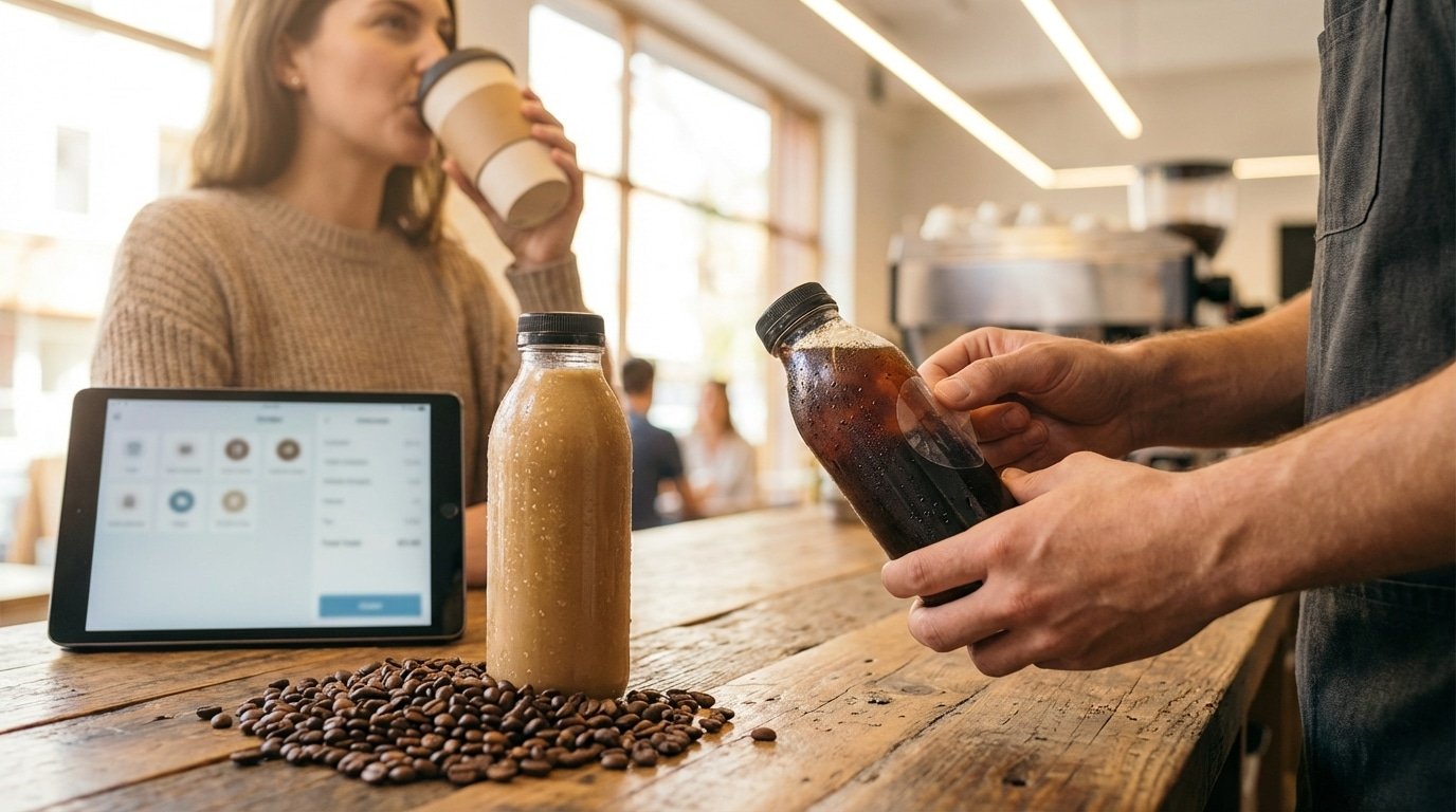 สติ๊กเกอร์กันน้ำติดขวดน้ำ-แก้วกาแฟ เลือกแบบไหนไม่ลอก? - waterproof-sticker-beverage-guide