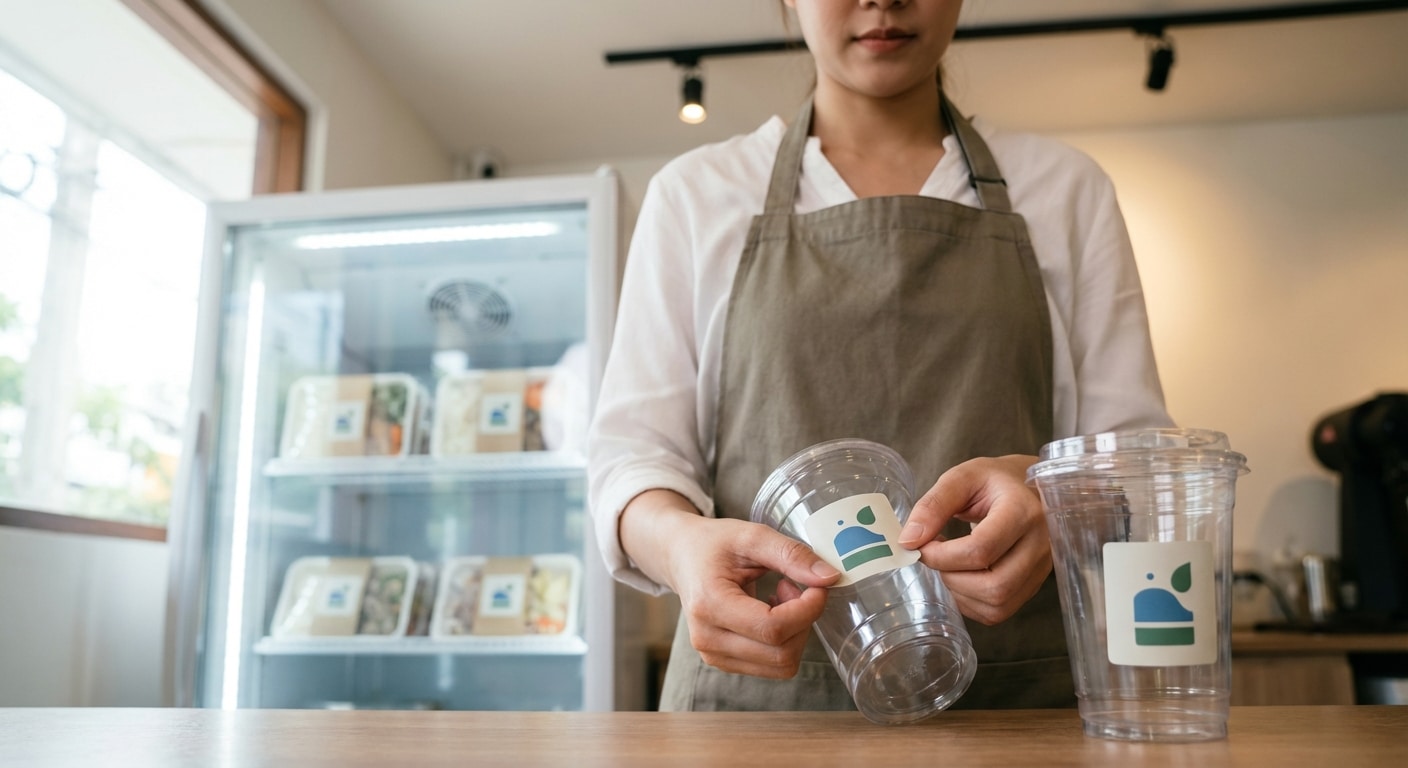 ทริค SME 2026! เลือกสติ๊กเกอร์กันน้ำติดแก้วกาแฟไม่ให้หลุด - waterproof-sticker-cafe-tips