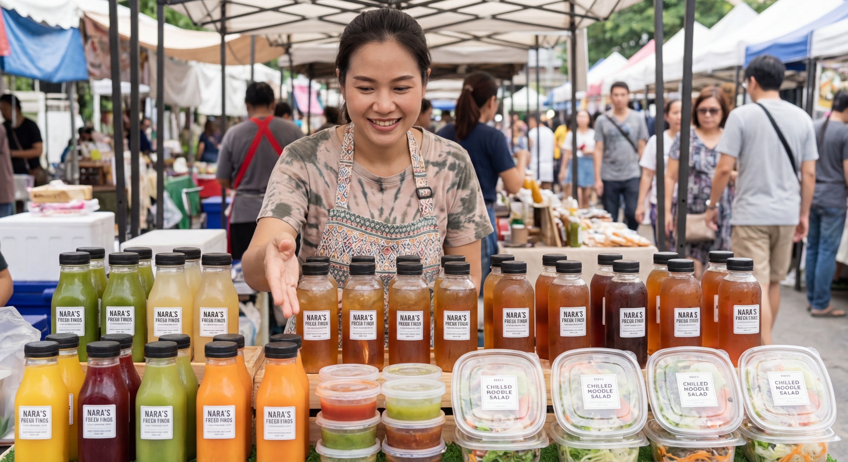 เลือกสติ๊กเกอร์กันน้ำแบบไหน? ติดขวดน้ำ-อาหารแช่เย็นไม่ลอก - waterproof-sticker-food-packaging