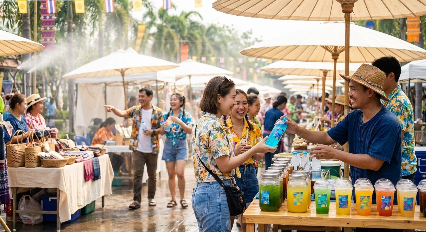 เตรียมรับสงกรานต์! เลือกสติ๊กเกอร์กันน้ำแบบไหนดี? - waterproof-sticker-for-songkran