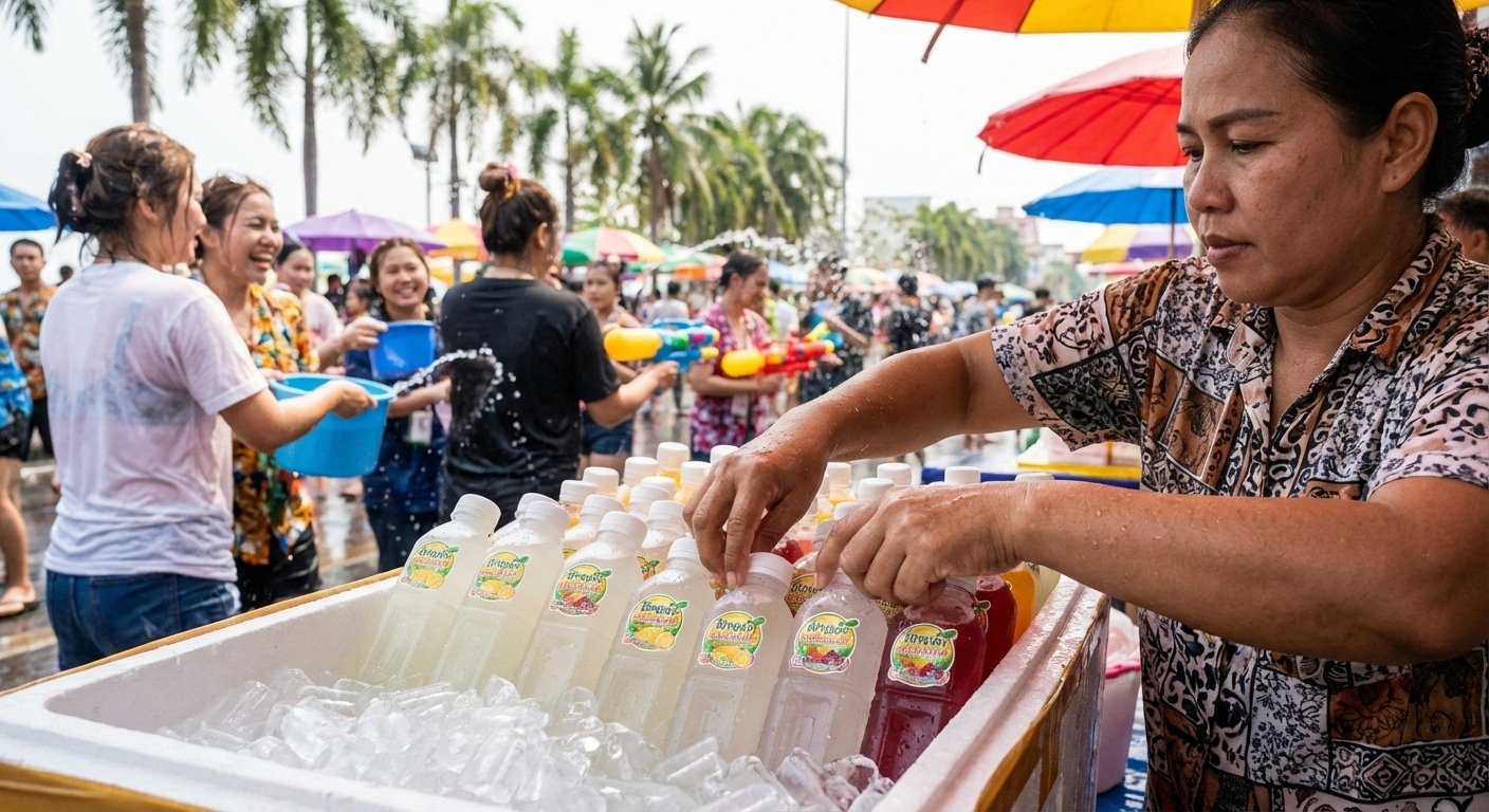 สงกรานต์ 2026 ฉลากหลุด=ขาดทุน! เทคนิคเลือก 'สติ๊กเกอร์กันน้ำ' ให้แบรนด์รอดตาย - waterproof-sticker-guide-songkran-2026