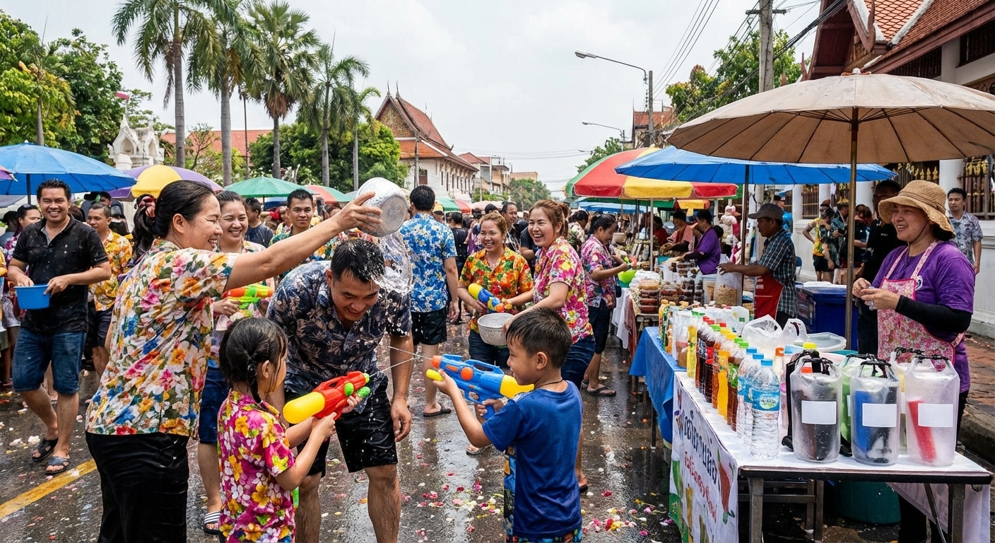 สงกรานต์ 2026! สั่งพิมพ์สติ๊กเกอร์กันน้ำ PP ลุยศึกซัมเมอร์ - waterproof-sticker-songkran-2026