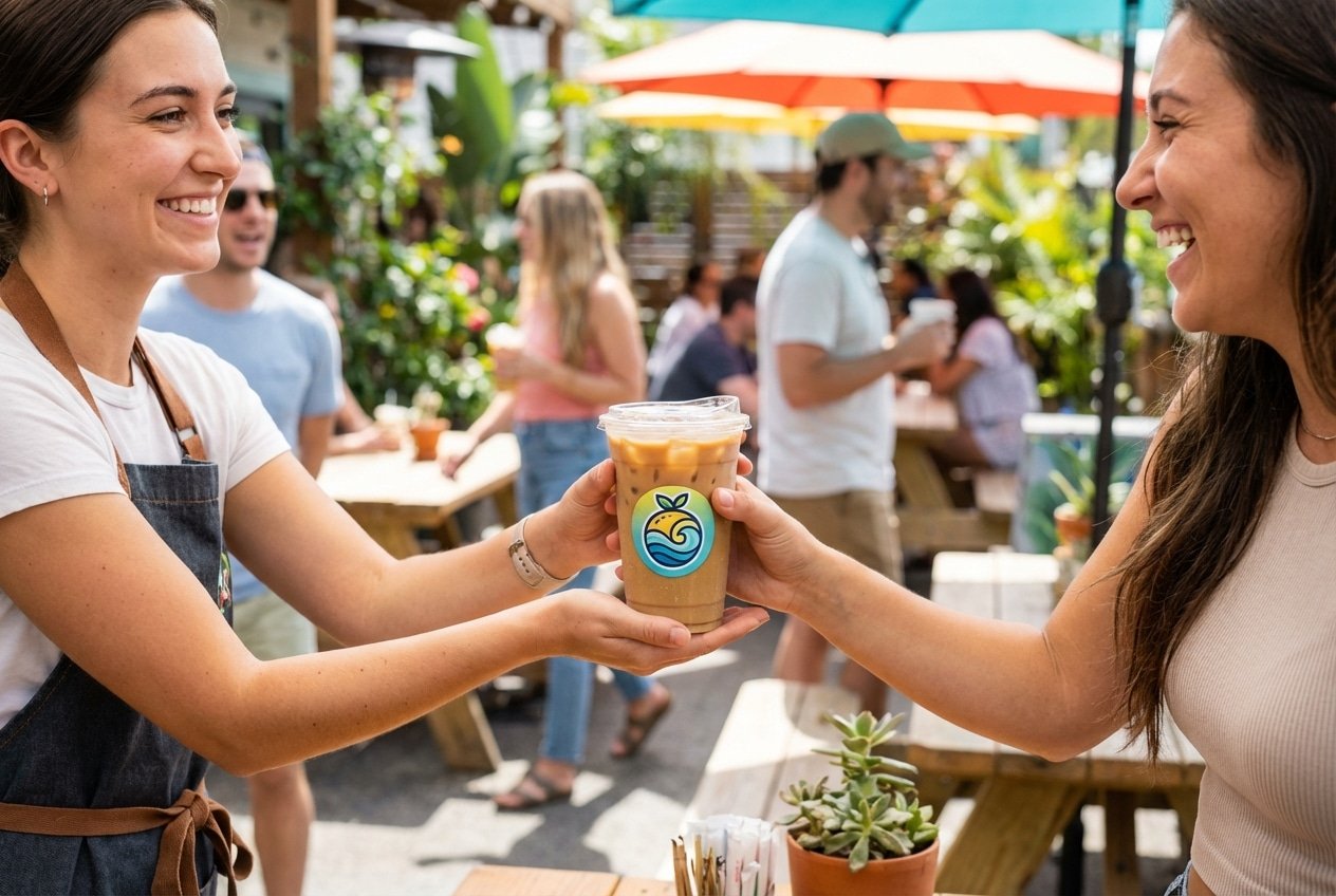 สติ๊กเกอร์กันน้ำรับซัมเมอร์ 2026! ไอเทมลับดันยอดขายร้านน้ำ - waterproof-sticker-summer-2026