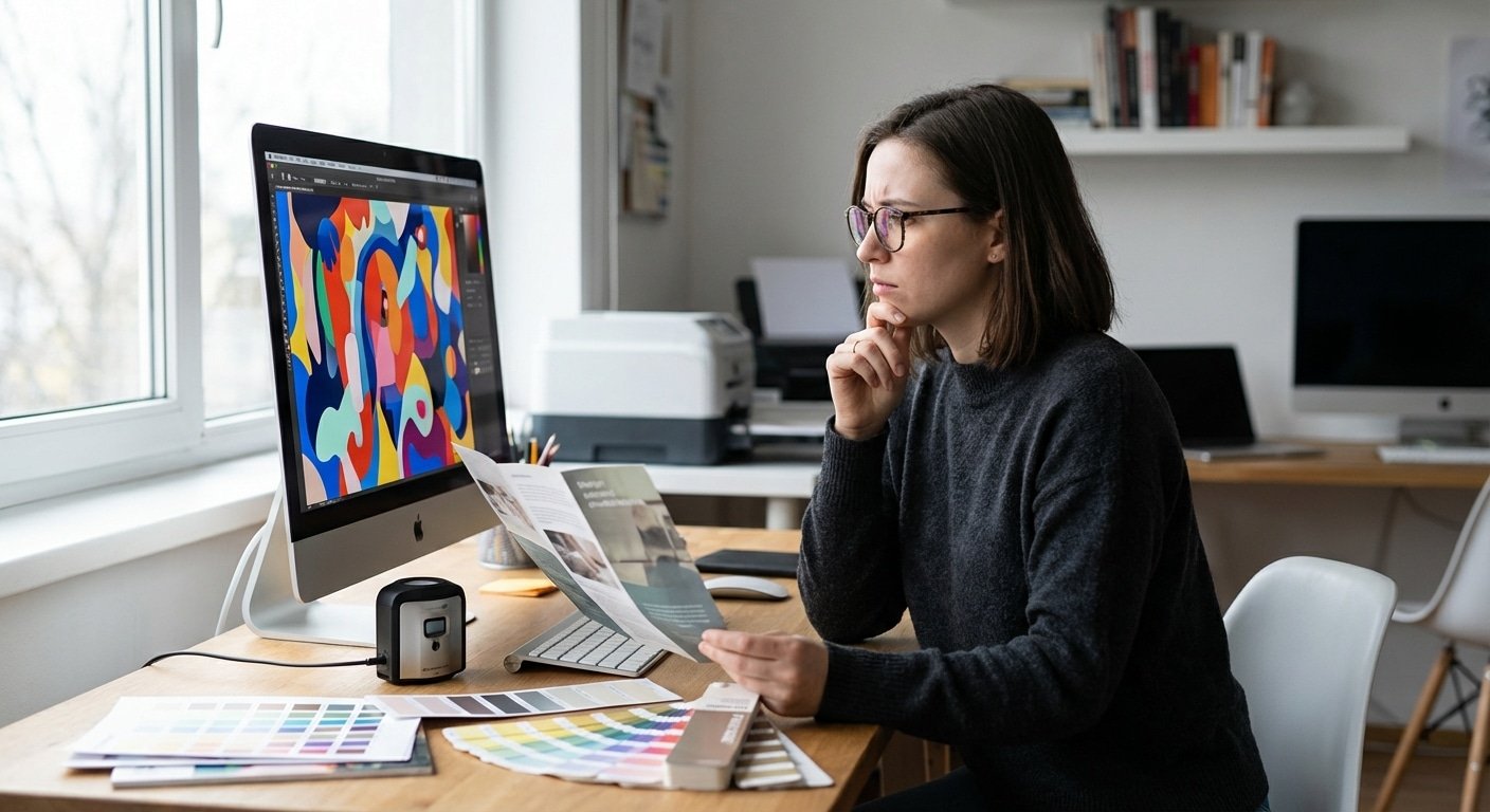 ทำไมสีไม่ตรงปก? ไขข้อข้องใจ 'หน้าจอ vs งานจริง' และวิธีตั้งค่าสีให้เป๊ะก่อนส่งโรงพิมพ์ (อัปเดต 2026) - why-printed-colors-different-from-screen-cmyk-rgb-guide