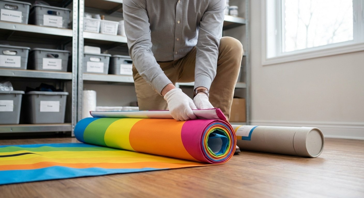 วิธีเก็บ X-Stand และ Roll-up ให้ภาพเป๊ะ ไม่ยับ ใช้งานได้นาน - xstand-rollup-care-tips