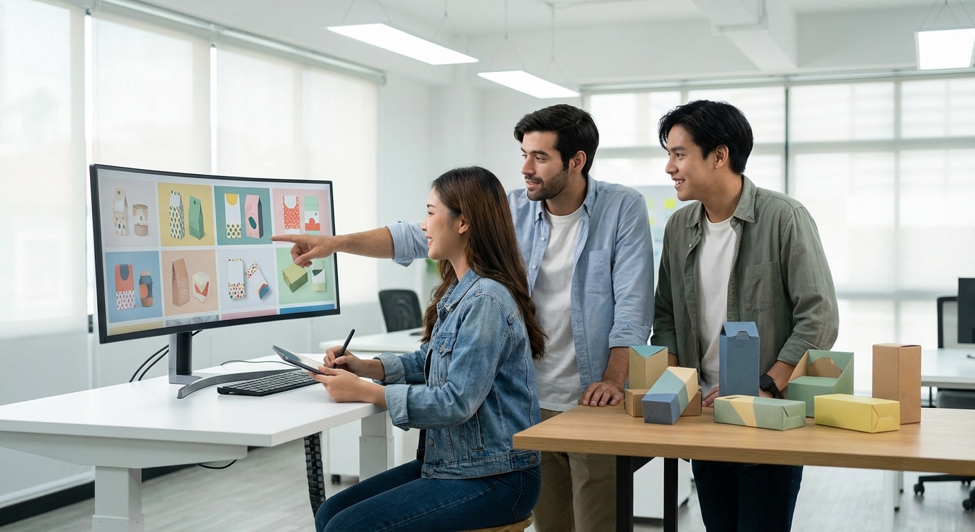เทรนด์ออกแบบ 2026! ใช้ AI ช่วยคิดแพคเกจจิ้งมัดใจลูกค้า - 2026-ai-packaging-design-trend