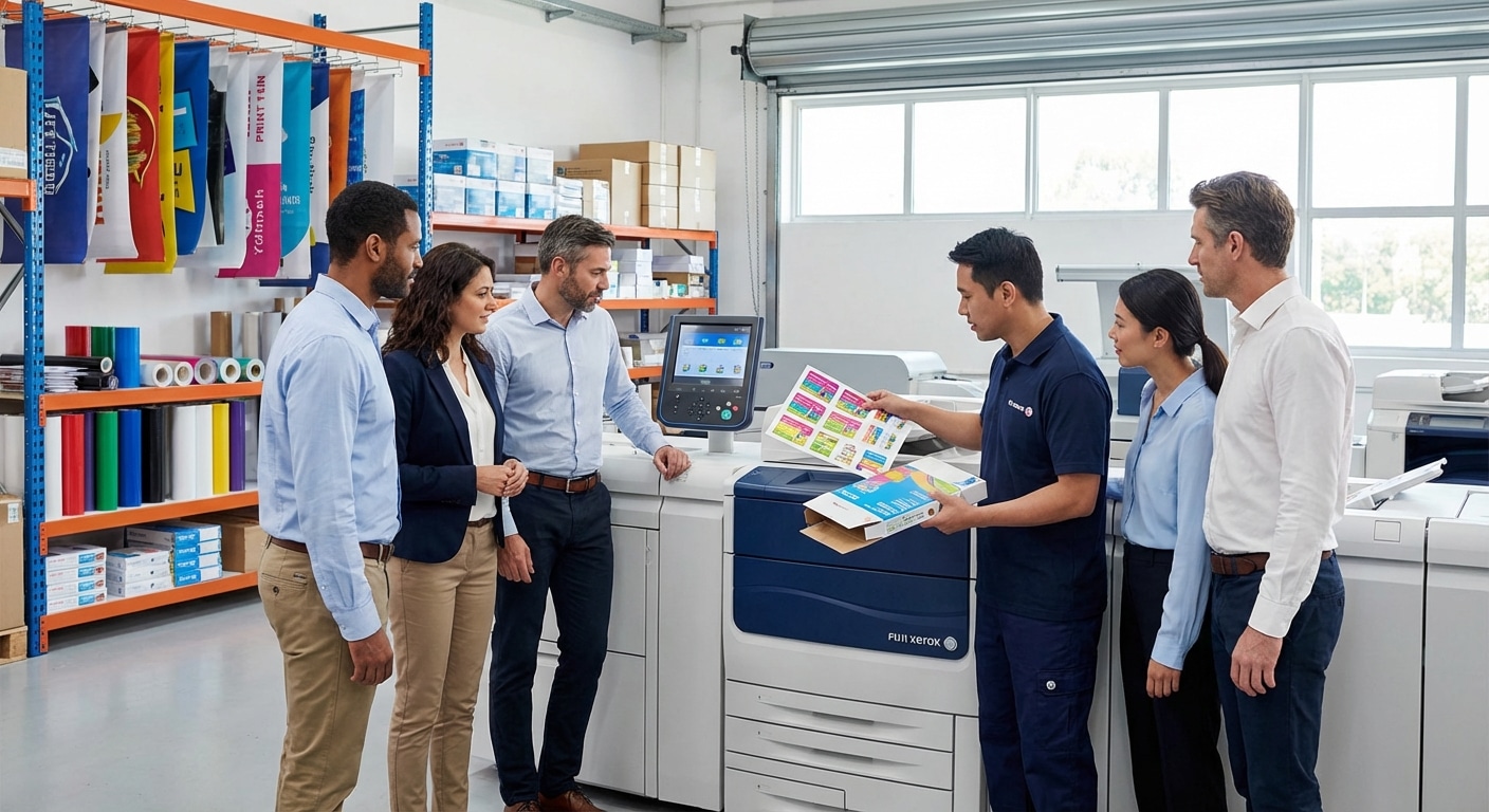 เทคโนโลยีพิมพ์ดิจิทัล 2026! ยกระดับงานป้ายสติ๊กเกอร์ SME - 2026-digital-printing-tech-sme