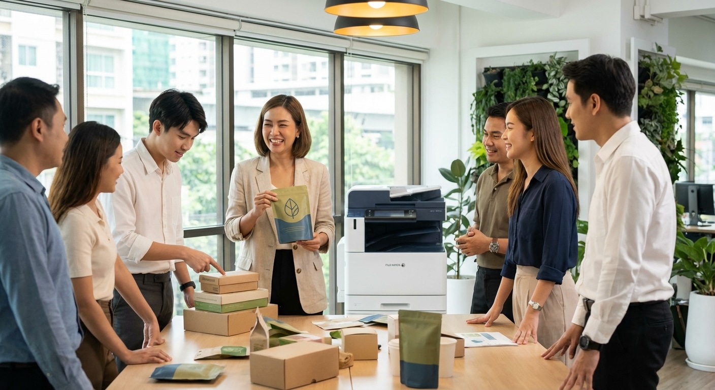 เทรนด์สิ่งพิมพ์ 2026! นวัตกรรมฉลากรักษ์โลกดันยอด SME - 2026-eco-friendly-label-trend